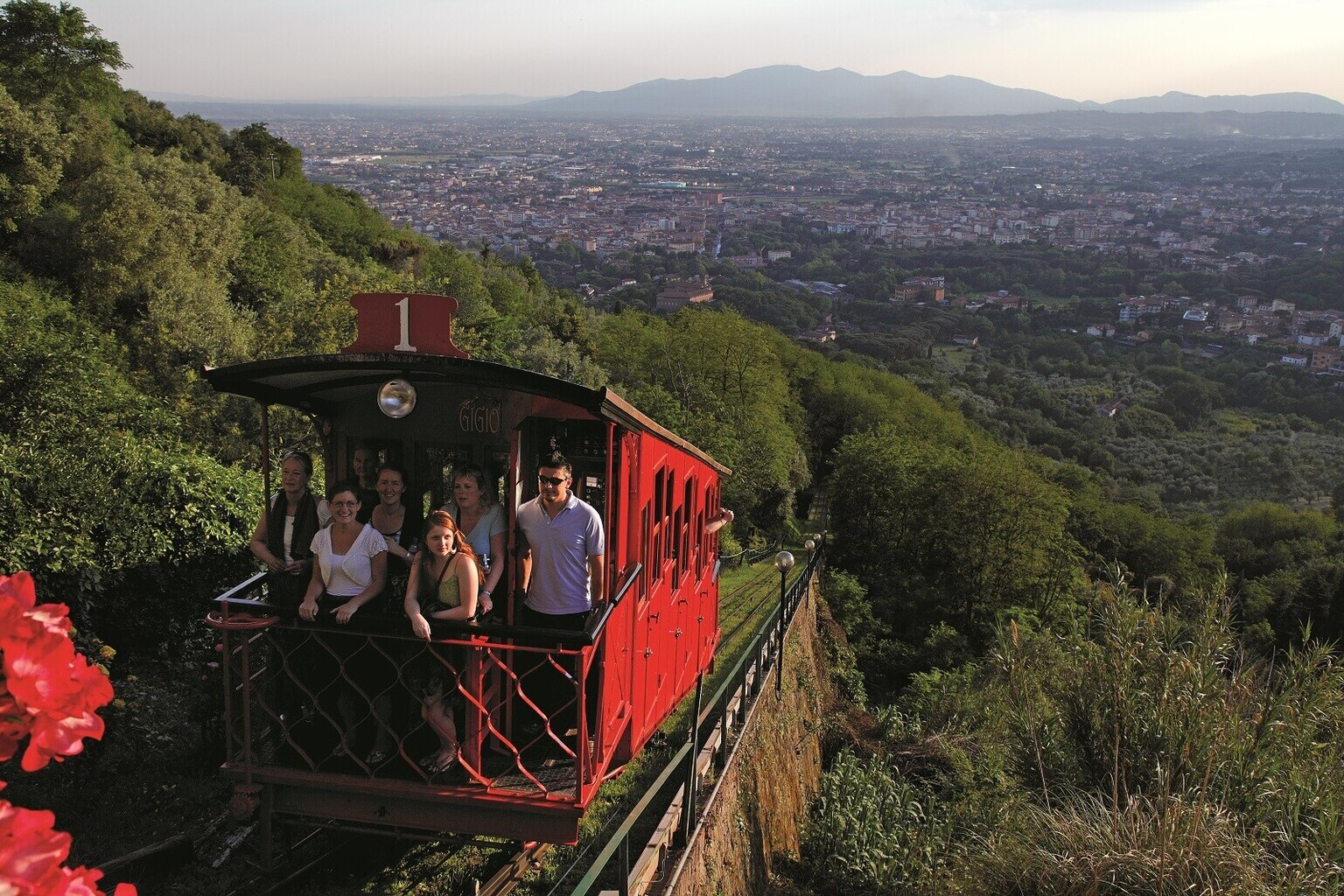 Private transfer stop in Montecatini Alto Tuscany