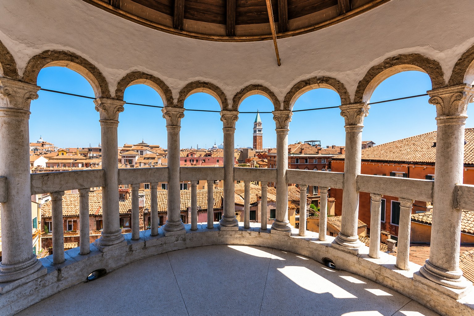 Scala Contarini del Bovolo — circular Renaissance staircase with rooftop views over Venice