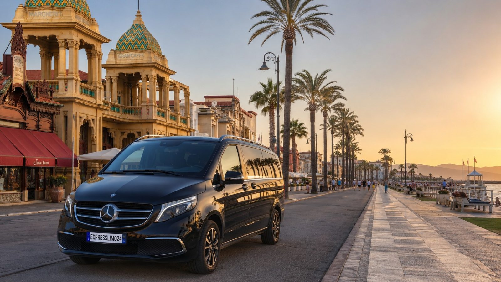 Private transfer stop in Viareggio Tuscany