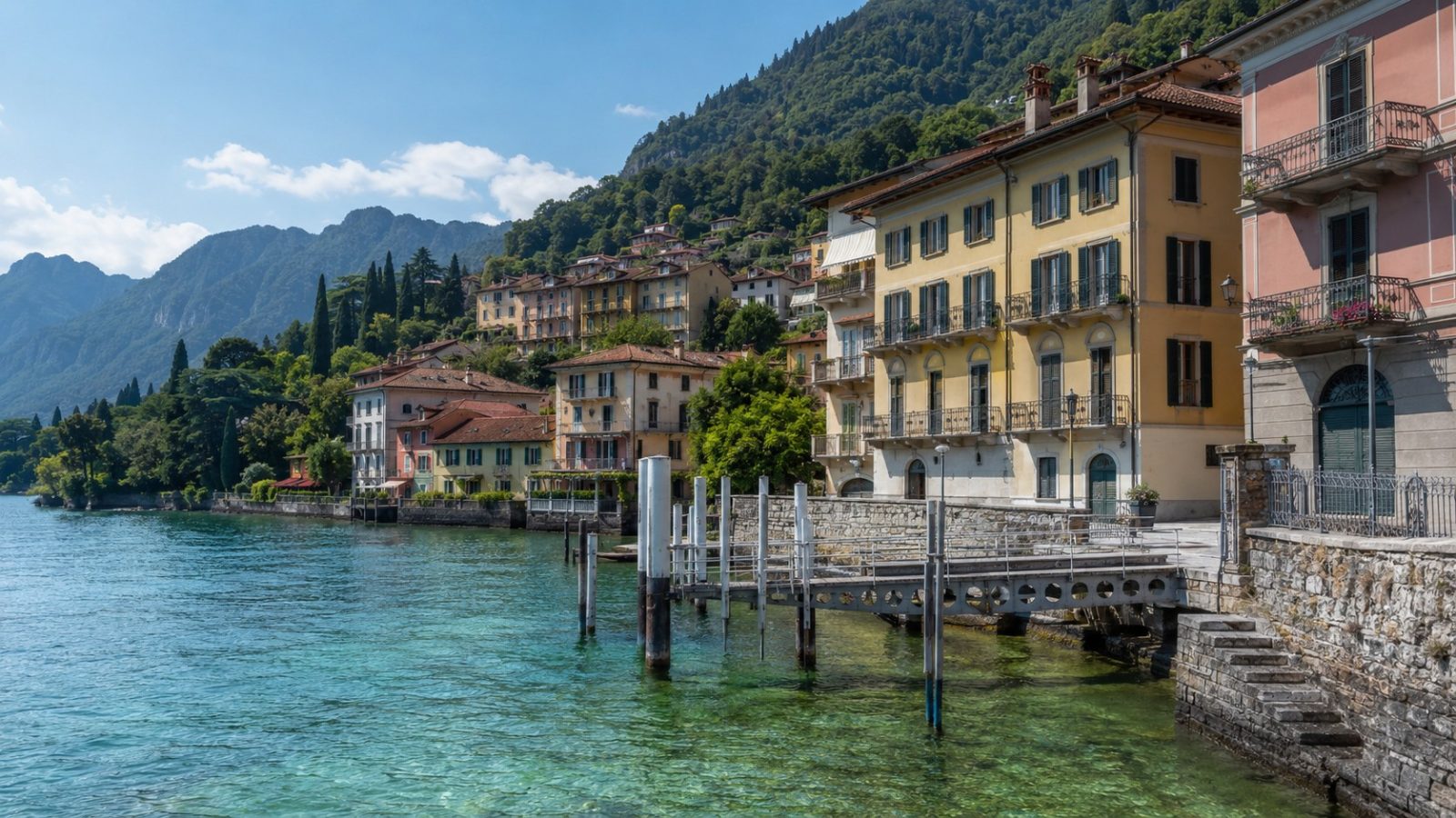 Menaggio village waterfront Lake Como — private chauffeur transfer ExpressLimo24